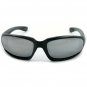 Mirror Outdoor Motorcycle Biker Foam Padded Black Wrap Biker Sunglasses