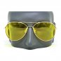 Men's or Women DRIVING RIDING SHOOTING HUNTING Day Night YELLOW LENS SUN GLASSES