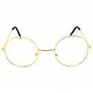Round Eyeglasses Clear Lens Vintage Fashion Hippie Lennon Style