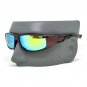 New OG Retro Mens Sleek Sporty Wraparound Sunglasses UV400 Flash Mirrored Lens