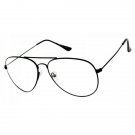 Men CLASSIC VINTAGE RETRO Style Clear Lens EYE GLASSES Large Black Fashion Frame