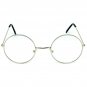 CLASSIC VINTAGE RETRO Style Clear Lens EYE GLASSES Small Silver Fashion Frame