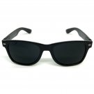 Women's Sunglasses Wayfare Style Black Frame Classic Super Dark Lens NEW