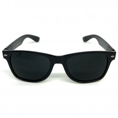 Women's Sunglasses Wayfare Style Black Frame Classic Super Dark Lens NEW