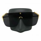 NEW GG 30601SD Sunglasses Metallic Gray-Black Frame/ Gray Lens GG0291S 001