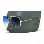 New 3210OC Aviator Gradient 001/3F Gold Frame/ Light Blue Gradient Lenses