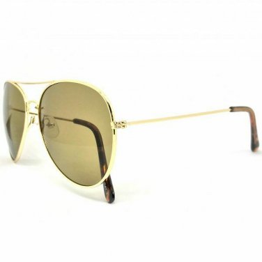 New 3210SDR Gold Brown Classic Aviator Sunglasses B15 Lens