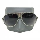 New Aviator Oversized Silver Metal Mach Big Square Fashion Men Women Sunglasses