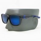 Jupiter Squared Sunglasses  20105RV Polished Black | Jade Blue  | BNIB