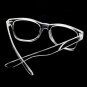 Classic Vintage Retro Transparent Frame Mens Horn Rimmed Clear Lens Eye Glasses