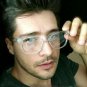 Men's Women VINTAGE RETRO Style Clear Lens EYE GLASSES Transparent Fashion Frame