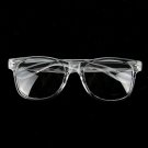 Classic Square Crystal Translucent Frames Clear Lens WaYfe Big Eyeglasses 8068 L