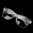 White Crystal Clear Translucent Square Celebrity Diva Frames Eye Glasses 8759 IT
