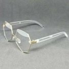 Men’s Women VINTAGE RETRO Style Clear Lens EYE GLASSES Transparent Crystal Frame