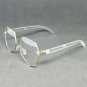 Men’s Women VINTAGE RETRO Style Clear Lens EYE GLASSES Transparent Crystal Frame