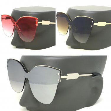 Sunglasses XXL OVERSIZED "over the hills " Women Cateye Flat Top GAFAS Shadz
