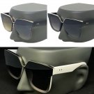Oversized Square Designer Inspired Flat Top DJ Evidence Millionaire Sunglasses