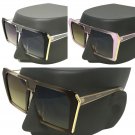 Sunglasses Women OVERSIZED AVIATOR  "EMMA"  XXL Flat Top Square Shadz GAFAS