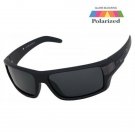 Gafas de Sol para Hombre Polarizadas Lentes de Diseño Retro Espejo Negro UV400