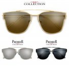 COMPOSIT Mirror Lens Futuristic Women Sunglasses Metal Frame Designer Fashion