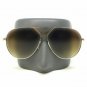 Fashion Aviator Style Men Women Oversize Large Gold Frame NEW Metal Sunglasses