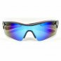 CBTek Gafas de Sol Polarizadas UV400 Ciclismo Sunglasses Sun Glass (Black Blue)