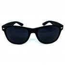 MATTE BLACK SUNGLASSES RETRO Horn Rimmed CLASSIC Dark Lens UV400