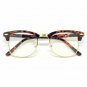 Men Women VINTAGE RETRO Style Clear Lens EYE GLASSES Tortoise Gold Fashion Frame