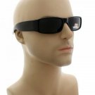 POLARIZED LENS BOLD BLACK FRAME SUNGLASSES Biker Gangster OG Cholo Retro New