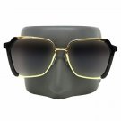 New Large Oversized Square Anoushka Bella Women Sunglasses Fashion Thick Frame