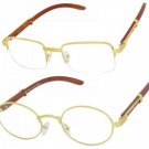 Gafas de Sol Lentes de Moda para Hombres y Mujeres Nuevo Espejuelo Clear Eyewear