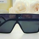 NEW WAVE 183 BETTY SUNGLASSES IN MATTE BLACK ACETATE WITH GREY NYLON LENSES