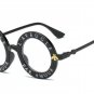 NEW "L'Aveugle Par Amour" Sunglasses Sun Glasses Clear Lens USA Round Retro UV