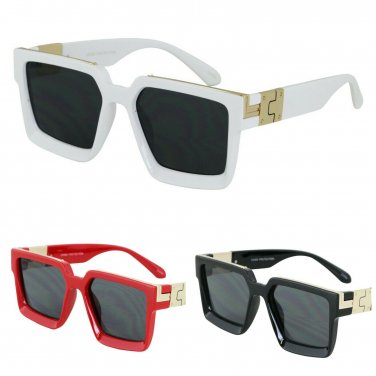 Oversized Square Big Thick Royale Evidence Millionaire Luxury Hip Hop Sunglasses