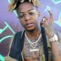 NEW Men's Hip Hop Vintage Gold Frame Clear Lens Wood Glasses