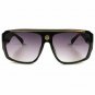 Vintage Retro Style Swag Hip Hop Rapper DJ Mens Womens Plastic Square Sunglasses
