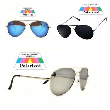 SUNGLASSES Aviator Mirrored Mens Womens UV400 New Lens Frame Color Retro Vintage