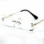 Men's Rectangular Luxury Vintage Retro Gold Clear Lens Fashion Hip Hop Glasses