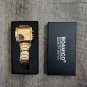 BOAMIGO Big Square Dial Chronograph Stainless Steel Watch for Men