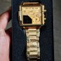 BOAMIGO Big Square Dial Chronograph Stainless Steel Watch for Men
