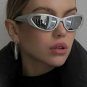 NEW Silver Men Women Celebrity Trend Glasses Hot Girls 2000s Y2K Wrap Sunglasses