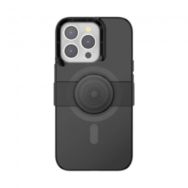 PopSockets PopCase for MagSafe Magnetic Case Apple iPhone 13 Pro Black