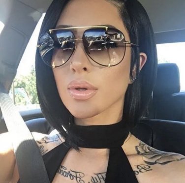 Big Aviators XXL "Talon" OVERSIZED Metal Gradient Women Sunglasses Shadz  @