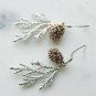 New 2022 Boho 925 Silver Dangle Drop Hook Earrings Women Pine Cone Earrings Jewe
