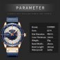 CURREN Men Quartz Watch Brand Chronograph Wristwatch Male Strap Calendar Watches