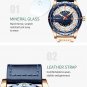 CURREN Men Quartz Watch Brand Chronograph Wristwatch Male Strap Calendar Watches