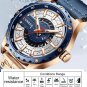 CURREN Men Quartz Watch Brand Chronograph Wristwatch Male Strap Calendar Watches