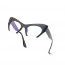 Cat Eye Vintage Retro "RAZOR"  Women Eyeglasses Cut Off Lenses Semi Rimless GAFA