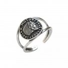 MEN'S INDIAN MOTORCYCLE STAINLESS STEEL BIKER RING SIZE 9