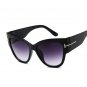 2023 New Tom Fashion Brand Designer Cat Eye Women Sunglasses Female Gradient Poi
